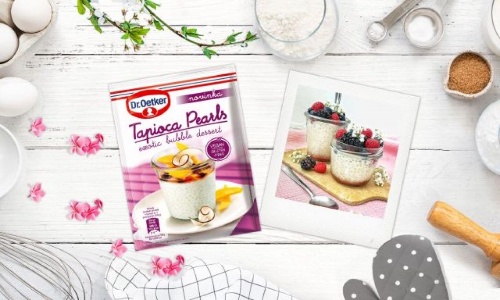 Tapioca Pearls: Exotický dezert z perál tapioky od Dr. Oetker