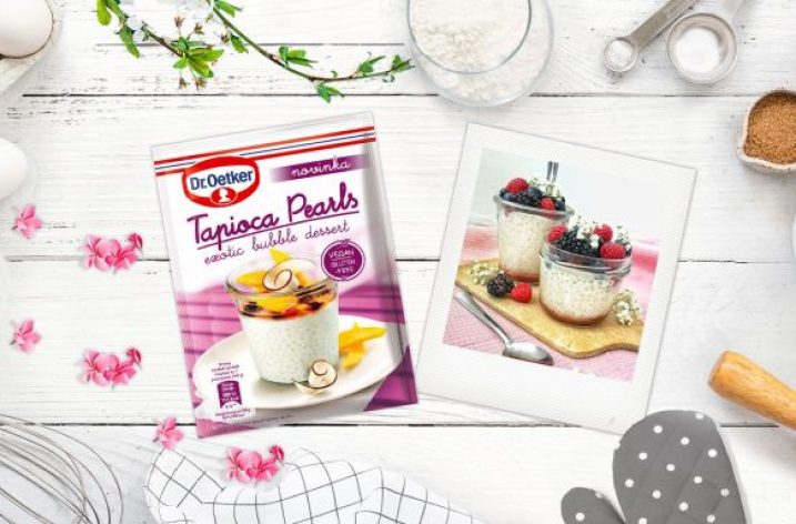 Tapioca Pearls: Exotický dezert z perál tapioky od Dr. Oetker