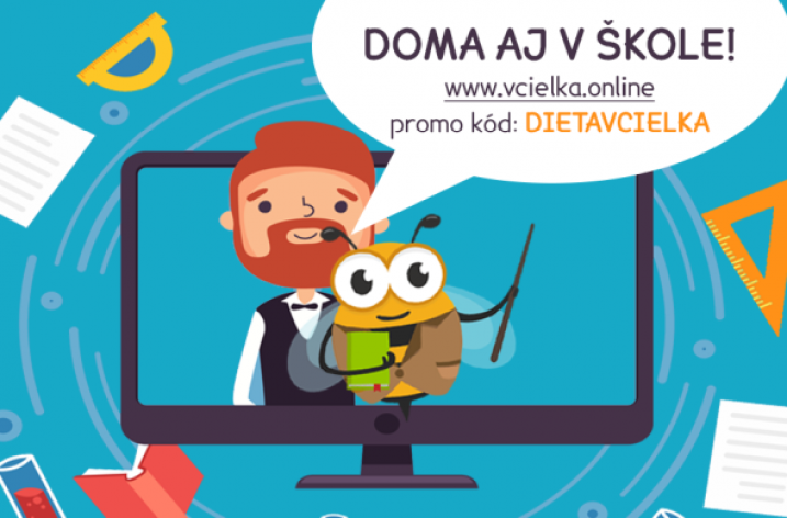 Včielka pomáha a baví – tréning čítania a cudzích jazykov z pohodlia domova!